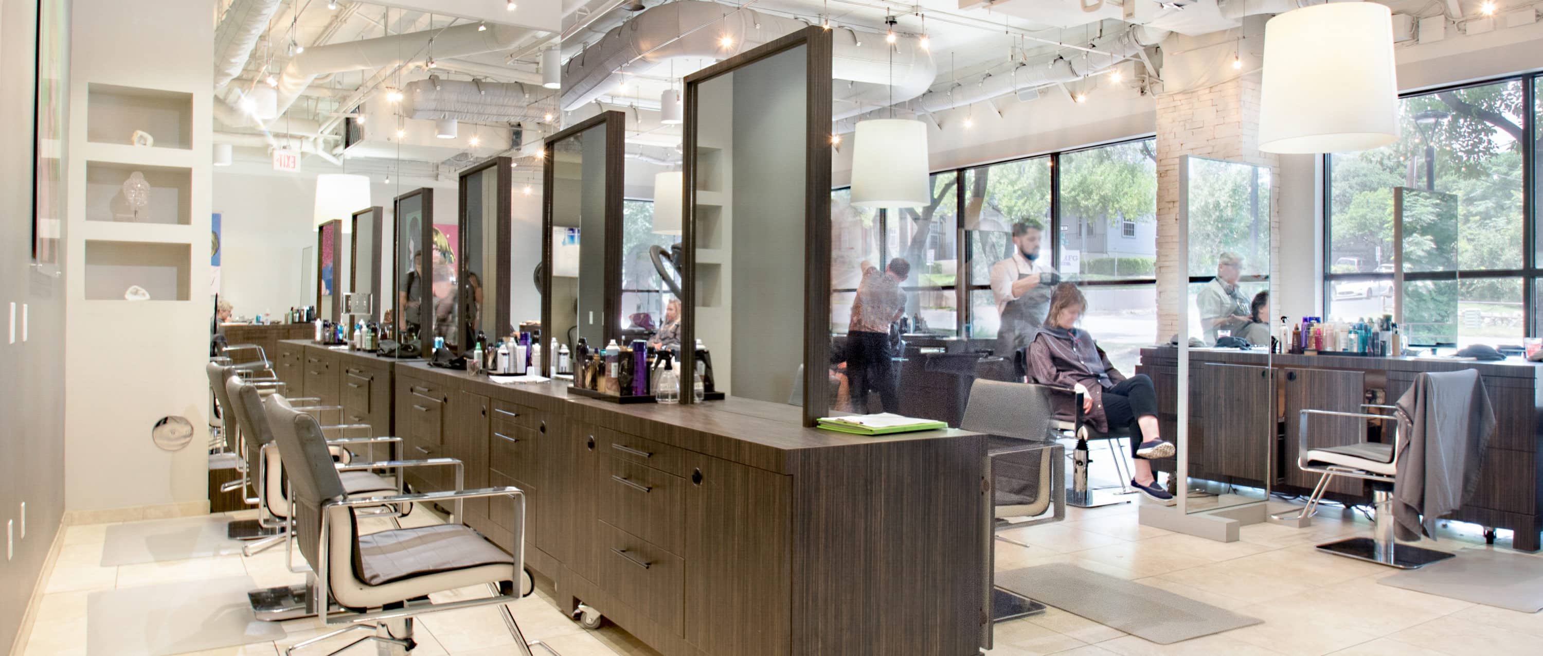 Hartland Plaza Retail | Jose Luis Hair Salon Interior in Austin, Texas