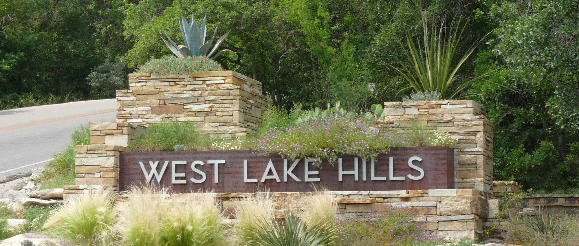West Lake Hills sign