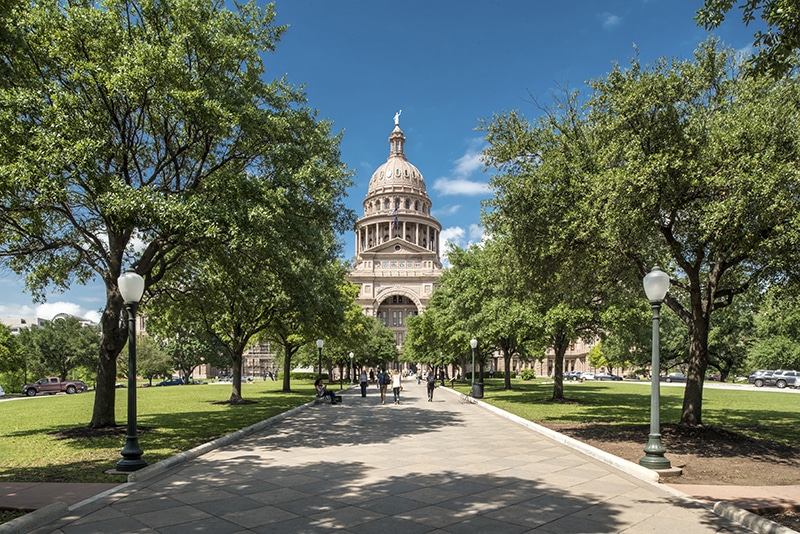 Capitol Building in Austin, Texas - Uptown Arts District, Downtown Austin