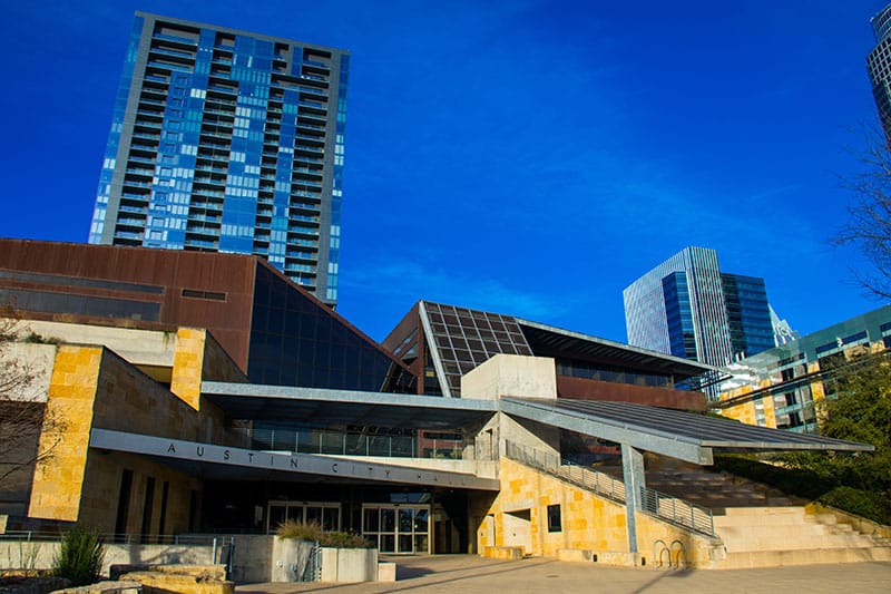 Austin City Hall in Austin Texas | Construction Project Manager can help you with the permitting process with the city
