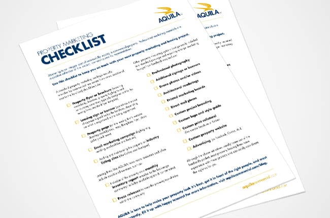 Property Marketing Checklist Mockup