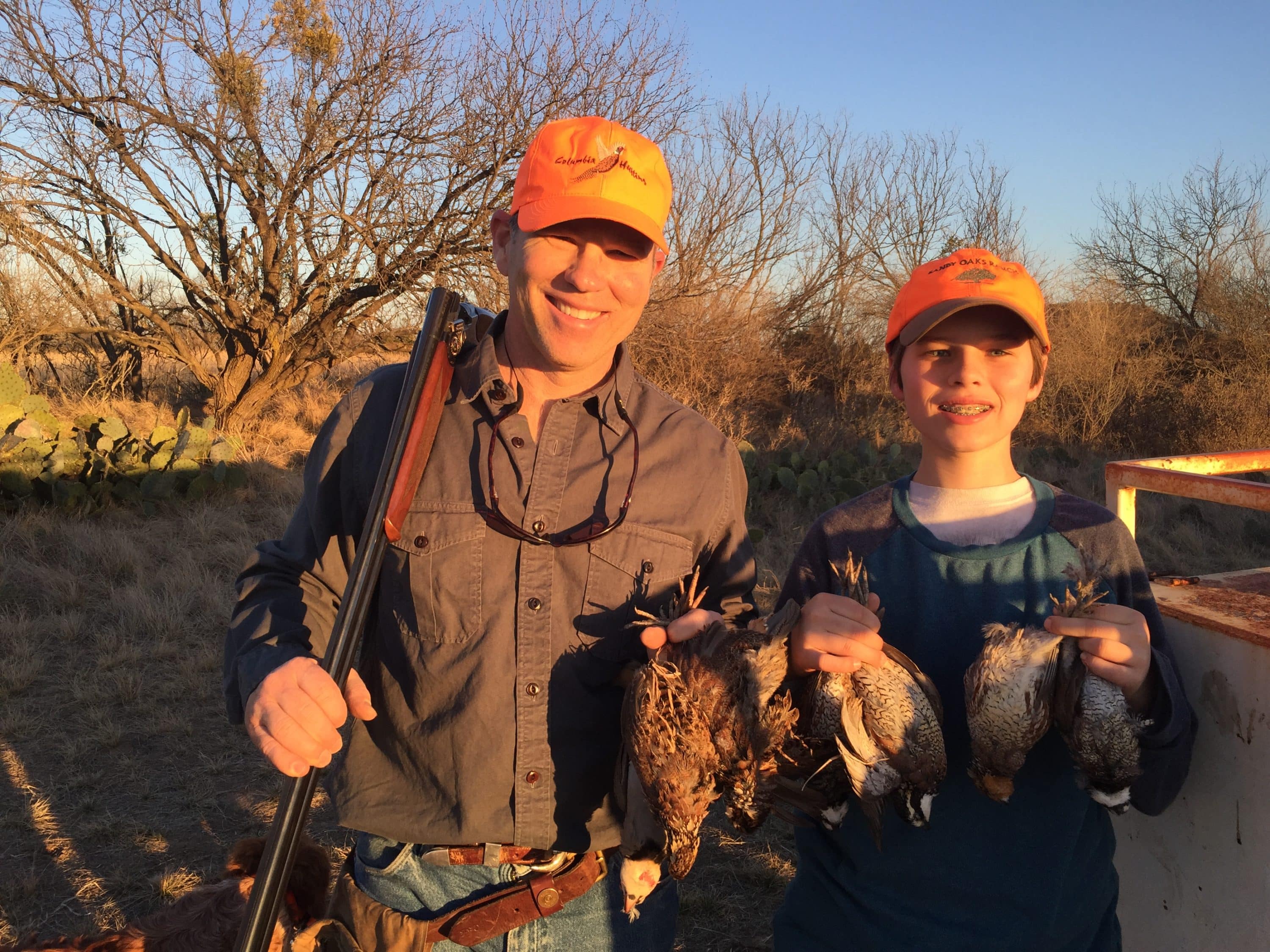 David and his son Memo on a hunt